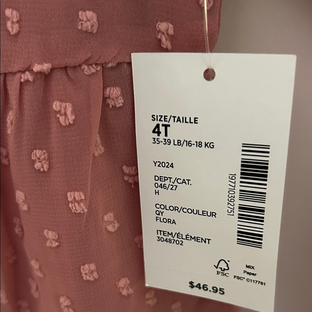 Gymboree Pink Ruffle Dress - Picture 3 of 6